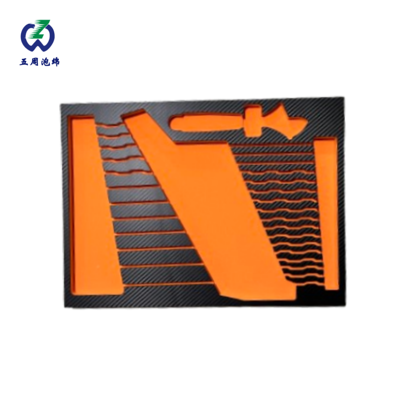 橙色單槽波浪 EVA 內(nèi)襯：柔性防護(hù)的文創(chuàng)方案