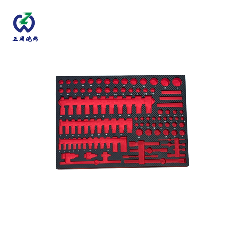 紅色精密零件 EVA 內(nèi)襯：多規(guī)格適配的電子方案