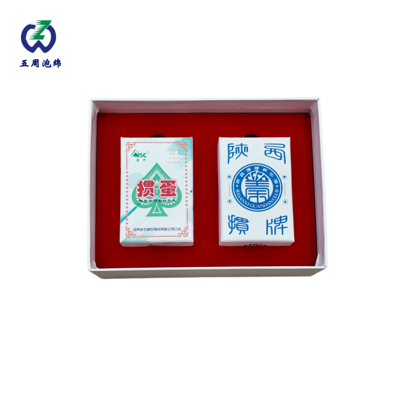 紅色文創(chuàng)撲克 EVA 內(nèi)襯：輕奢質(zhì)感的禮品方案