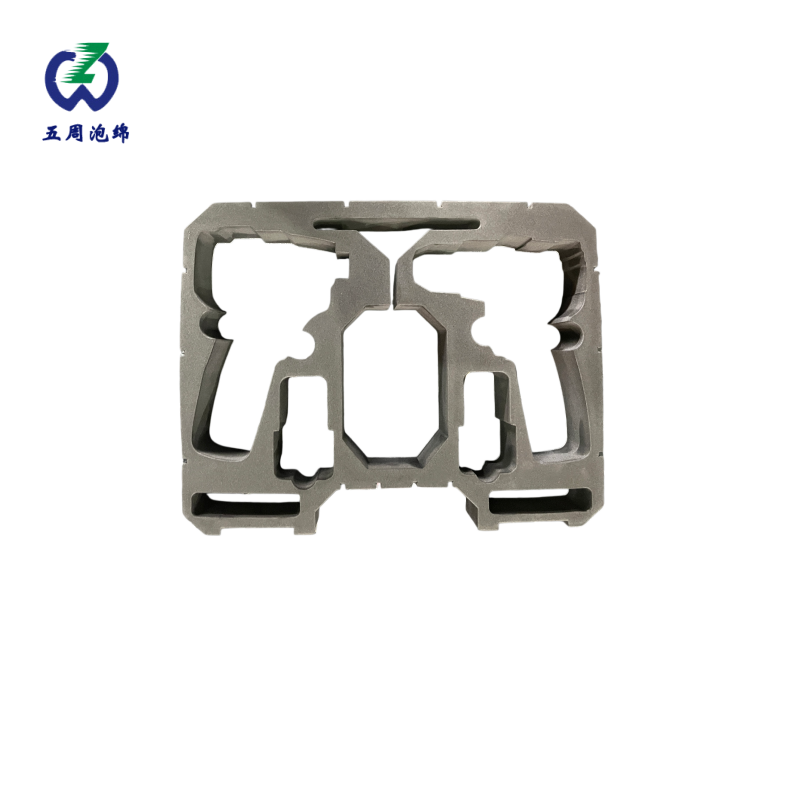 灰色對(duì)稱式雙主機(jī) EVA 內(nèi)襯：多設(shè)備套裝的高效收納方案