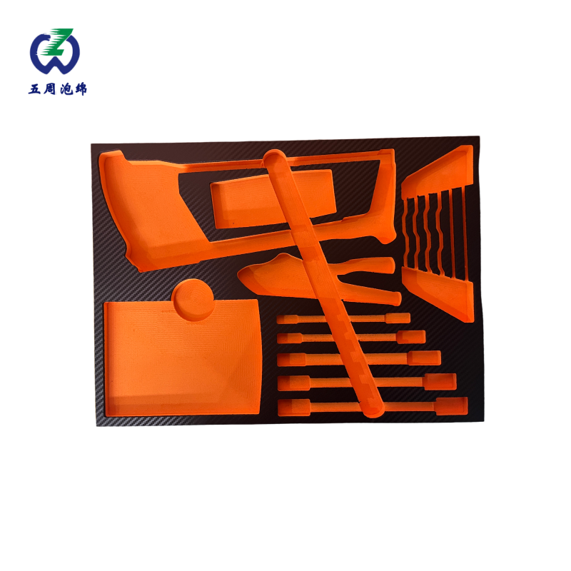 橙色異形工具套裝 EVA 內襯：特殊工具的定制化防護方案