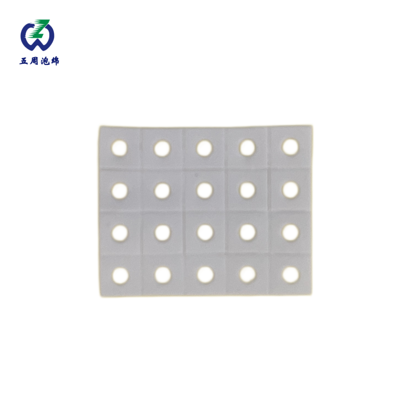 白色網格圓孔 EVA 泡棉墊：小型零件的批量防護方案