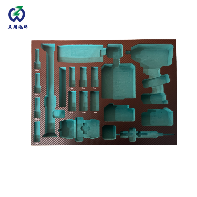 青綠色電動(dòng)工具套裝 EVA 內(nèi)襯：重型電動(dòng)工具的防護(hù)方案