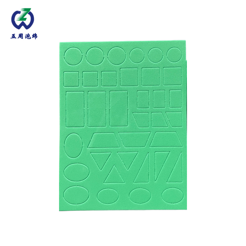 綠色多形狀 EVA 泡棉片：手工 DIY 與教學(xué)教具的多功能方案